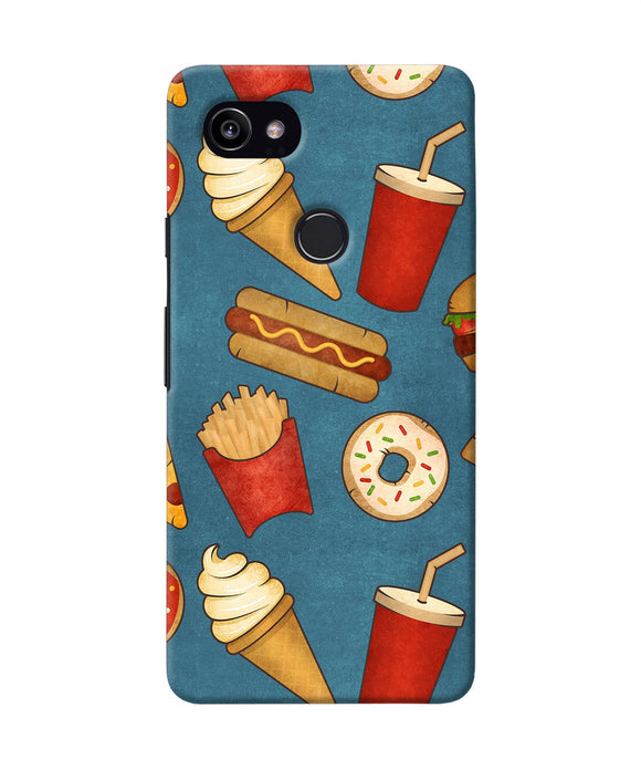 Abstract Food Print Google Pixel 2 Xl Back Cover