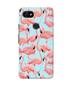 Abstract Sheer Bird Print Google Pixel 2 Xl Back Cover