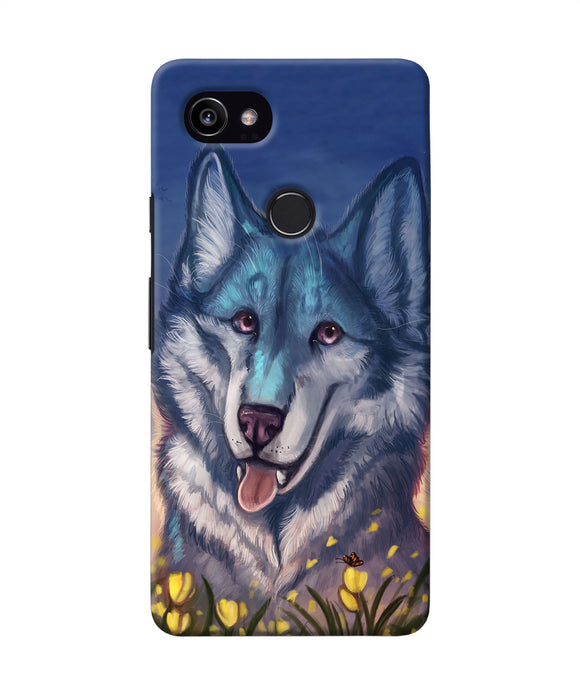 Cute Wolf Google Pixel 2 Xl Back Cover
