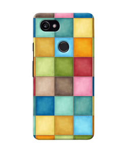 Abstract Colorful Squares Google Pixel 2 Xl Back Cover