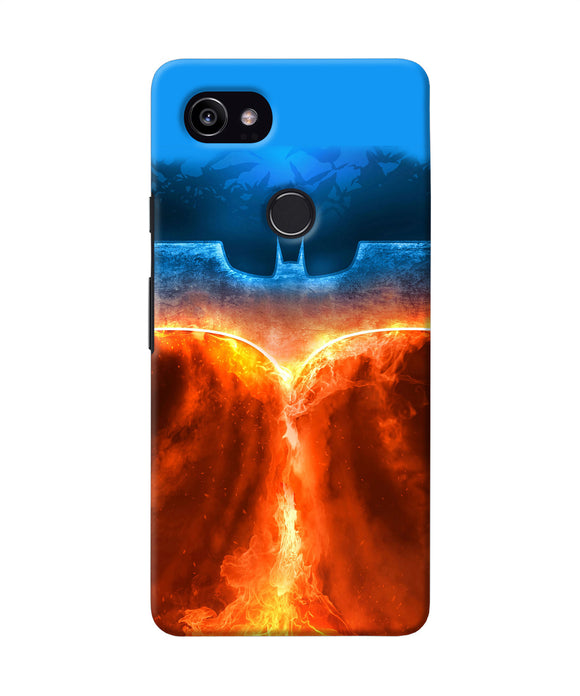 Burning Batman Logo Google Pixel 2 Xl Back Cover