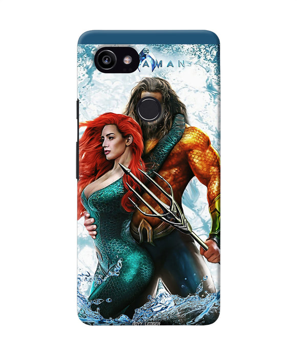 Aquaman Couple Water Google Pixel 2 Xl Back Cover