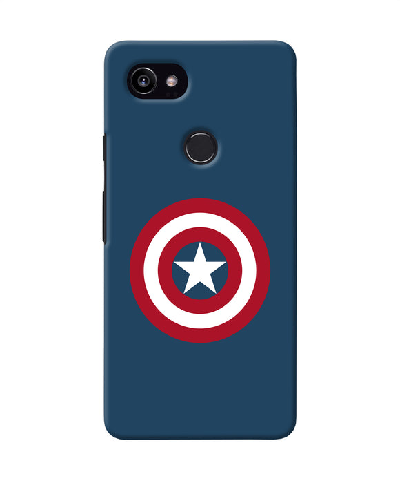 Captain America Logo Google Pixel 2 Xl Back Cover