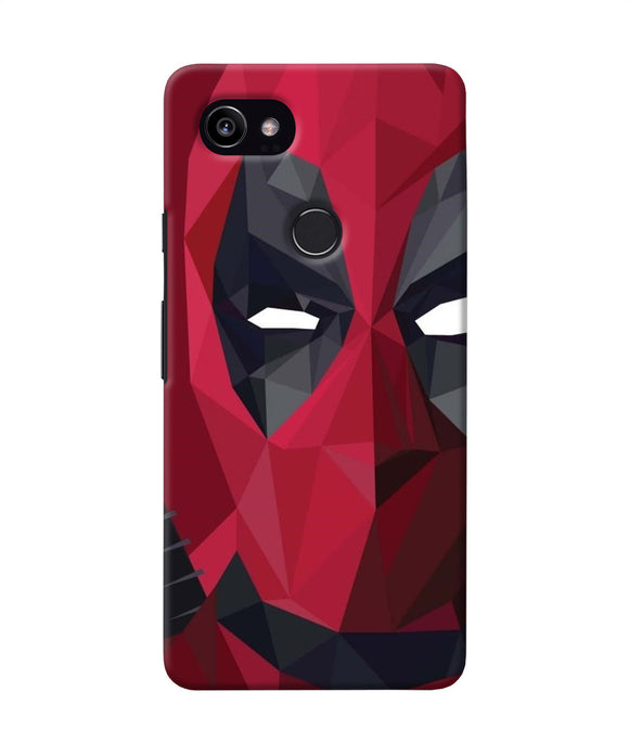 Abstract Deadpool Half Mask Google Pixel 2 Xl Back Cover