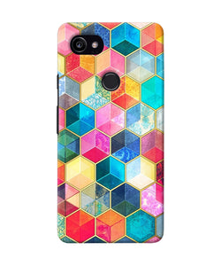 Abstract Color Box Google Pixel 2 Xl Back Cover