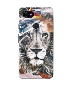 Lion Poster Google Pixel 2 Xl Back Cover