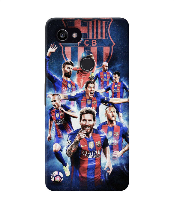 Messi Fcb Team Google Pixel 2 Xl Back Cover