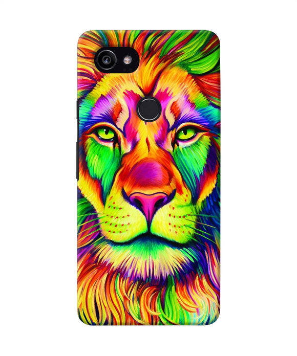 Lion Color Poster Google Pixel 2 Xl Back Cover