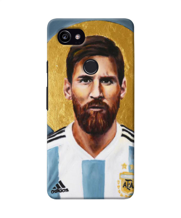 Messi Face Google Pixel 2 Xl Back Cover