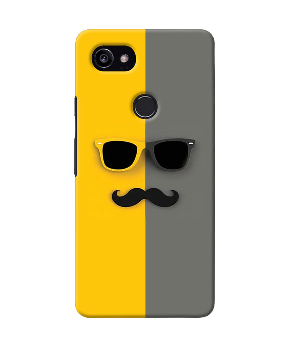 Mustache Glass Google Pixel 2 Xl Back Cover