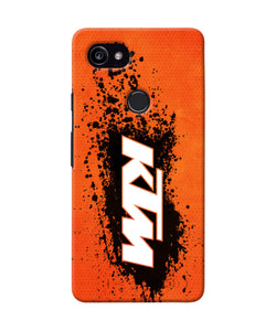 Ktm Black Spray Google Pixel 2 Xl Back Cover