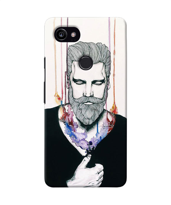 Beard Man Character Google Pixel 2 Xl Back Cover