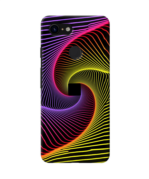 Colorful Strings Google Pixel 3 Back Cover