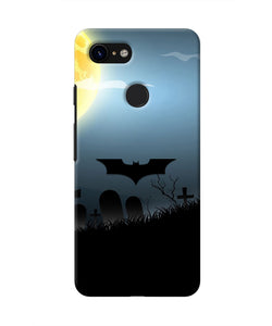 Batman Scary cemetry Google Pixel 3 Real 4D Back Cover