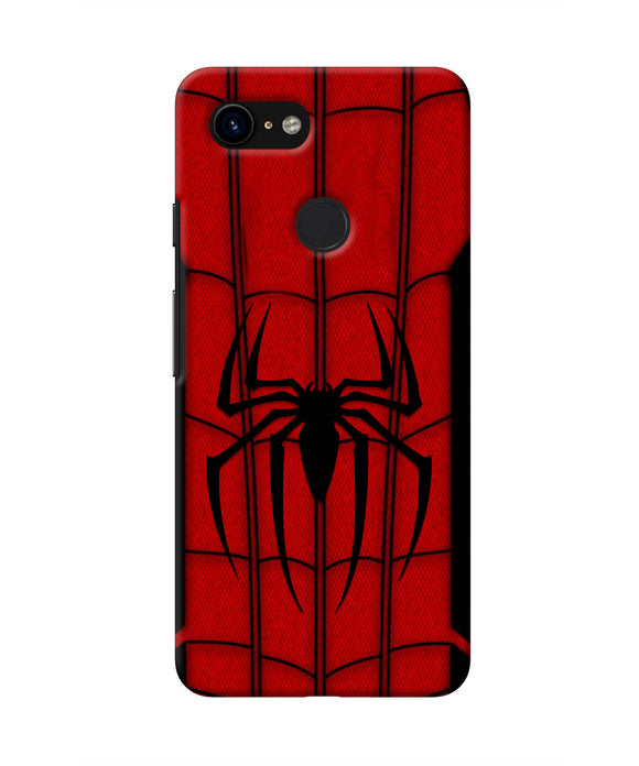 Spiderman Costume Google Pixel 3 Real 4D Back Cover