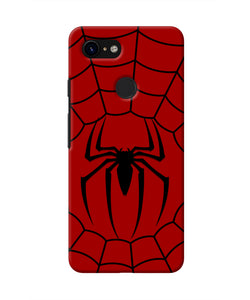 Spiderman Web Google Pixel 3 Real 4D Back Cover