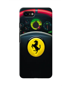 Ferrari Steeriing Wheel Google Pixel 3 Real 4D Back Cover