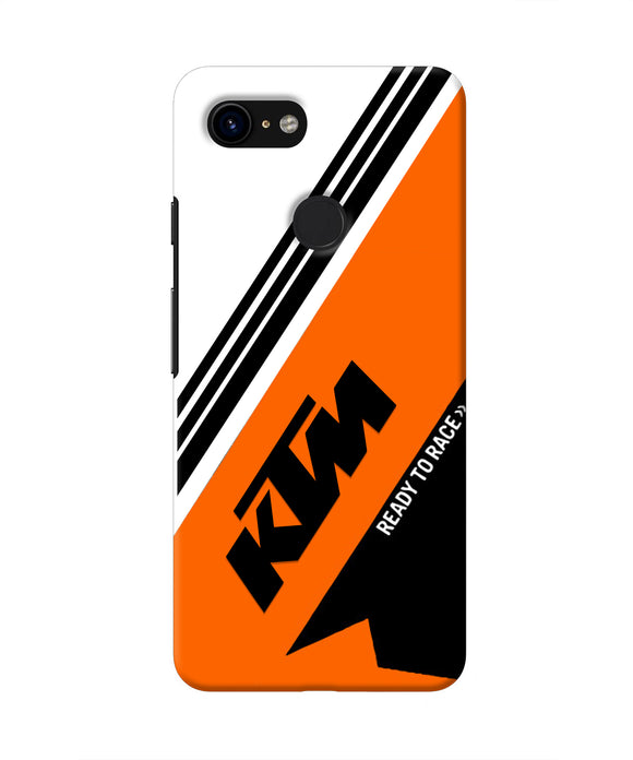 KTM Abstract Google Pixel 3 Real 4D Back Cover