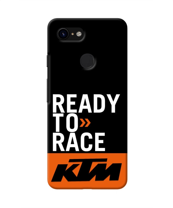 KTM Ready To Race Google Pixel 3 Real 4D Back Cover