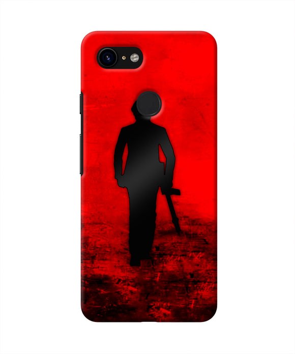 Rocky Bhai with Gun Google Pixel 3 Real 4D Back Cover