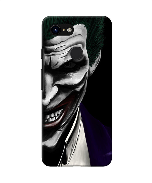 The Joker Black Google Pixel 3 Back Cover