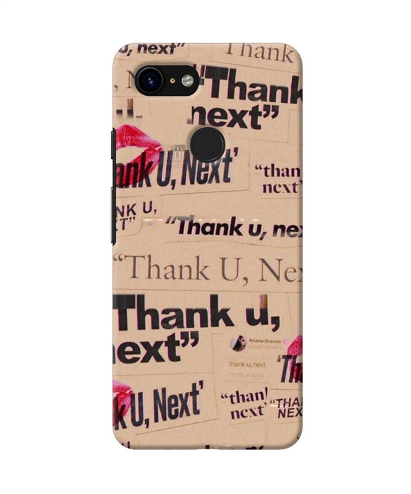 Thank You Next Google Pixel 3 Back Cover