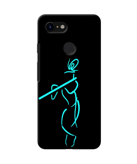 Lord Krishna Sketch Google Pixel 3 Back Cover