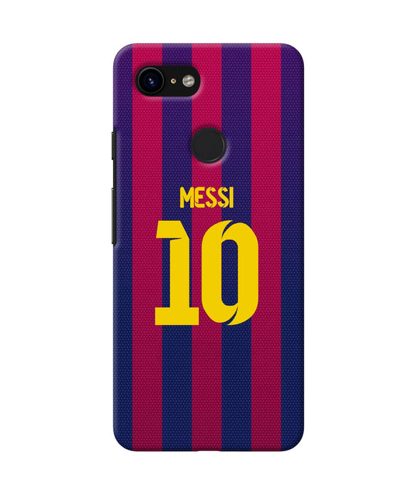 Messi 10 Tshirt Google Pixel 3 Back Cover