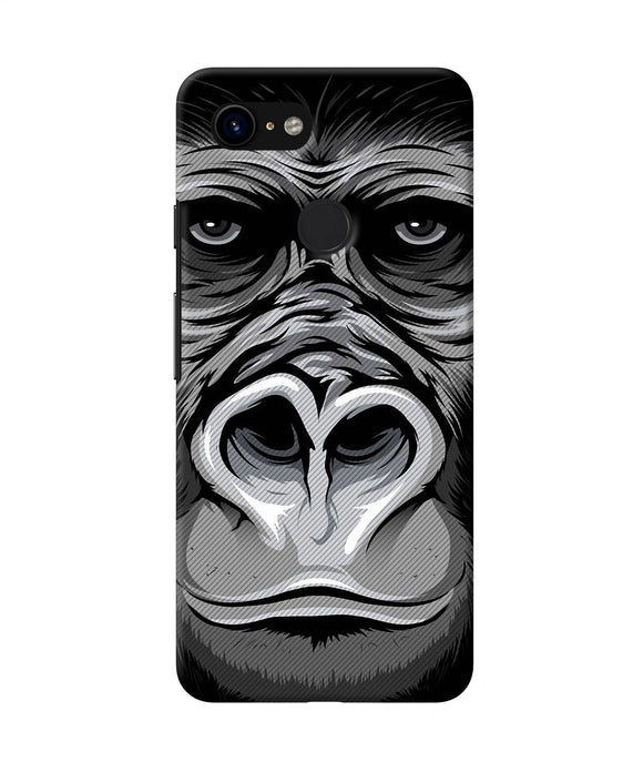 Black Chimpanzee Google Pixel 3 Back Cover
