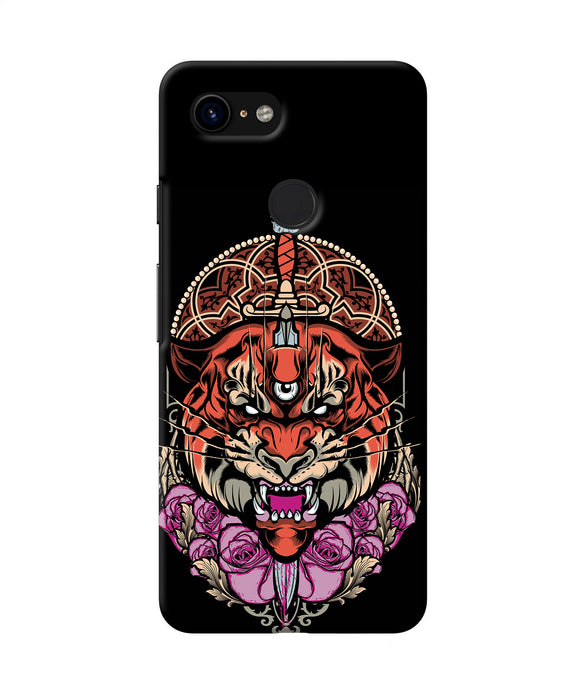 Abstract Tiger Google Pixel 3 Back Cover