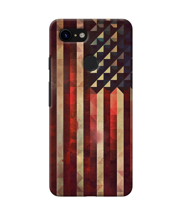 Vintage Us Flag Google Pixel 3 Back Cover