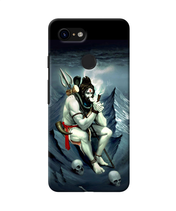 Lord Shiva Chillum Google Pixel 3 Back Cover