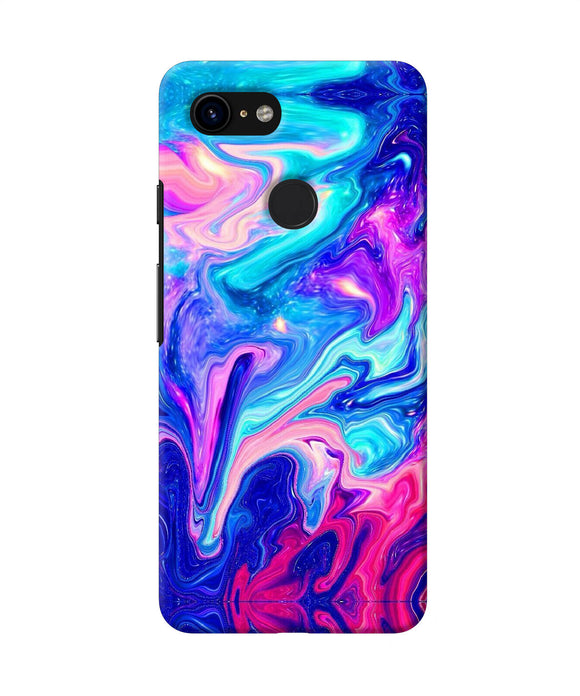 Abstract Colorful Water Google Pixel 3 Back Cover