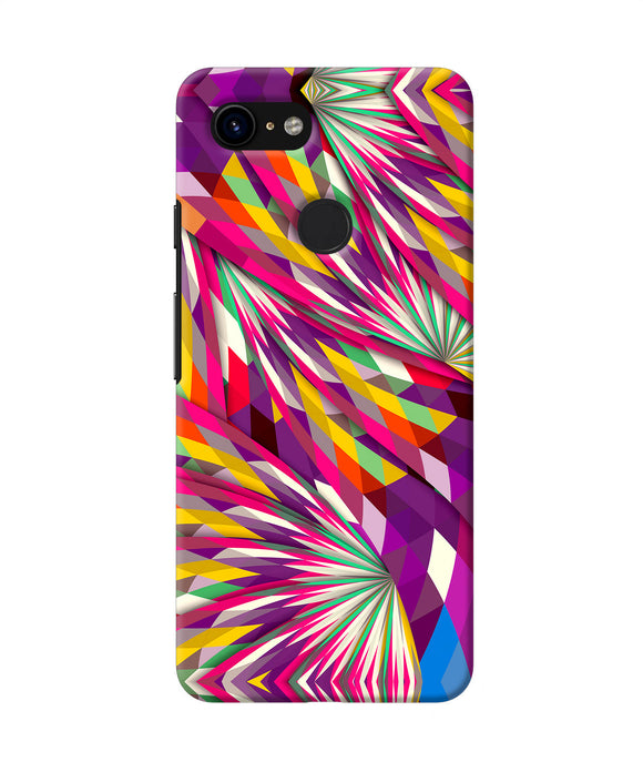 Abstract Colorful Print Google Pixel 3 Back Cover