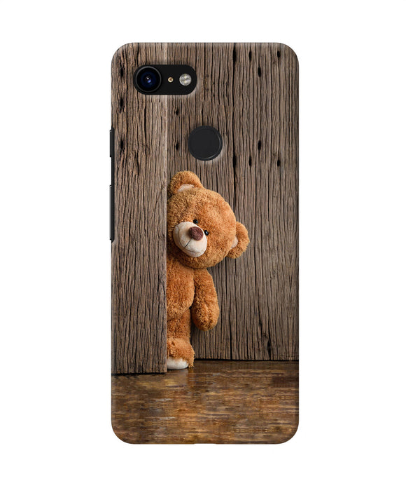 Teddy Wooden Google Pixel 3 Back Cover