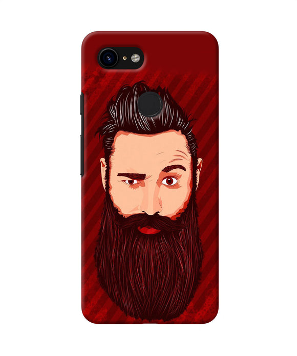 Beardo Character Google Pixel 3 Back Cover