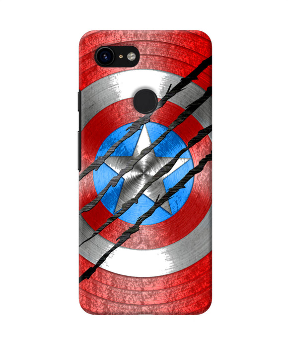 Scratch On Shield Google Pixel 3 Back Cover