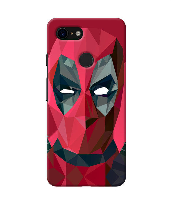 Abstract Deadpool Full Mask Google Pixel 3 Back Cover
