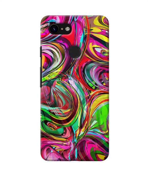 Abstract Colorful Ink Google Pixel 3 Back Cover