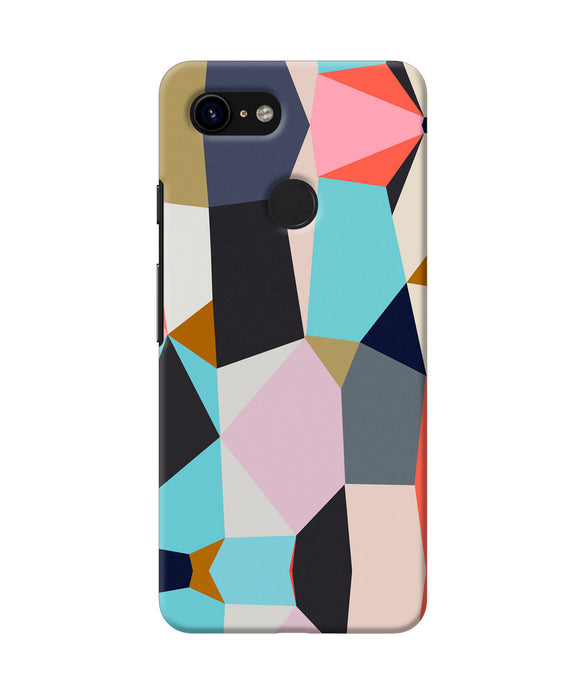 Abstract Colorful Shapes Google Pixel 3 Back Cover