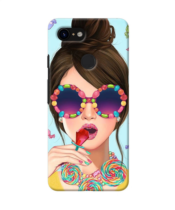 Fashion Girl Google Pixel 3 Back Cover