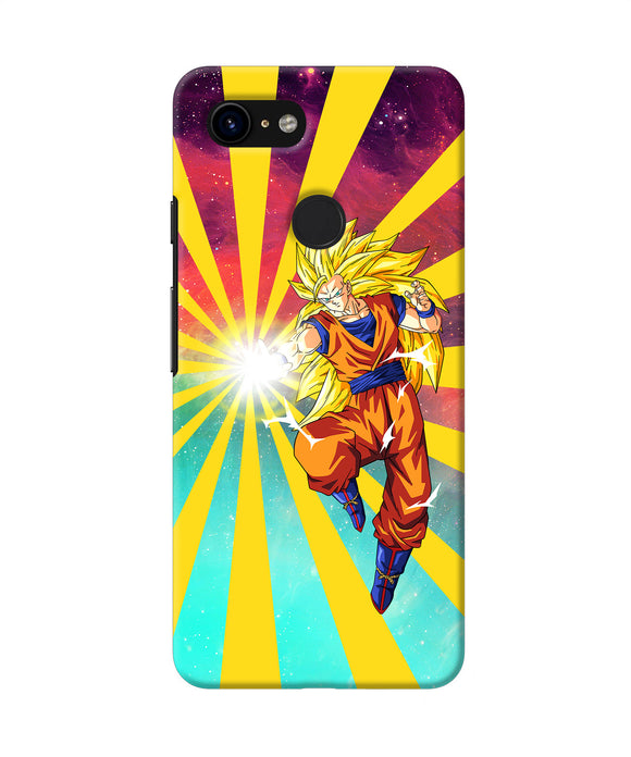 Goku Super Saiyan Google Pixel 3 Back Cover