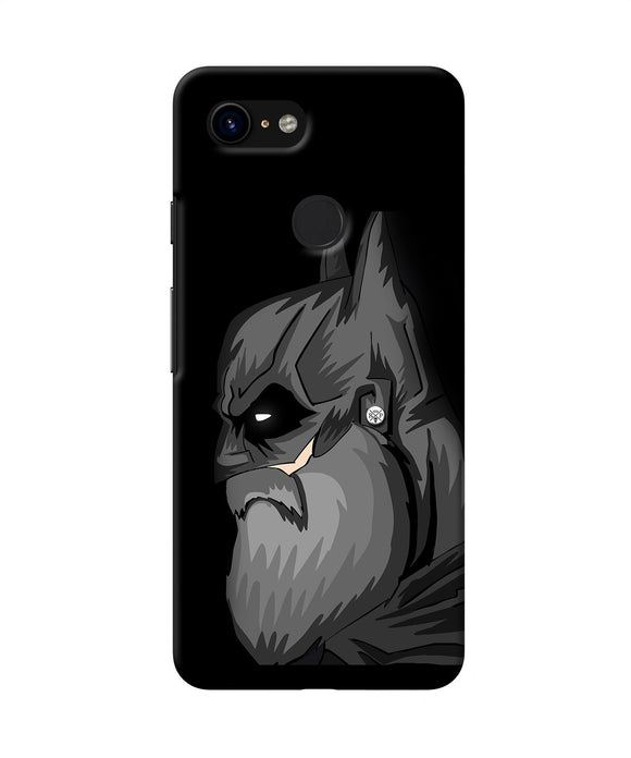 Batman With Beard Google Pixel 3 Back Cover