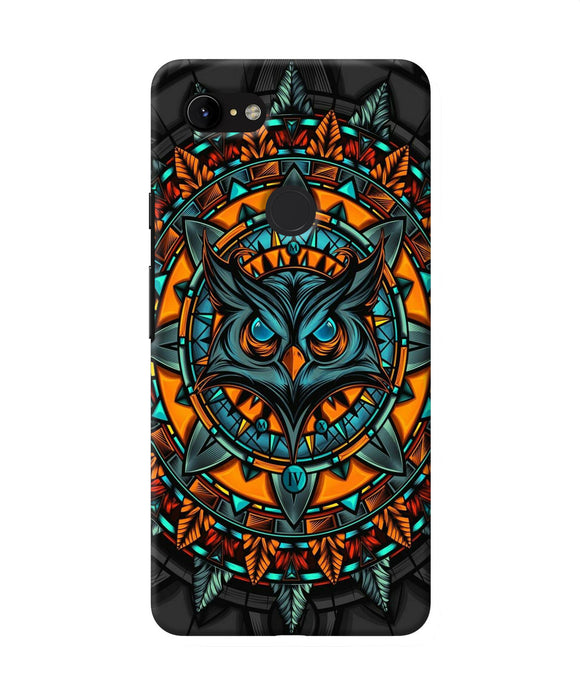 Angry Owl Art Google Pixel 3 Xl Back Cover