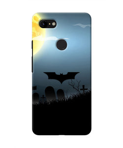 Batman Scary cemetry Google Pixel 3 XL Real 4D Back Cover