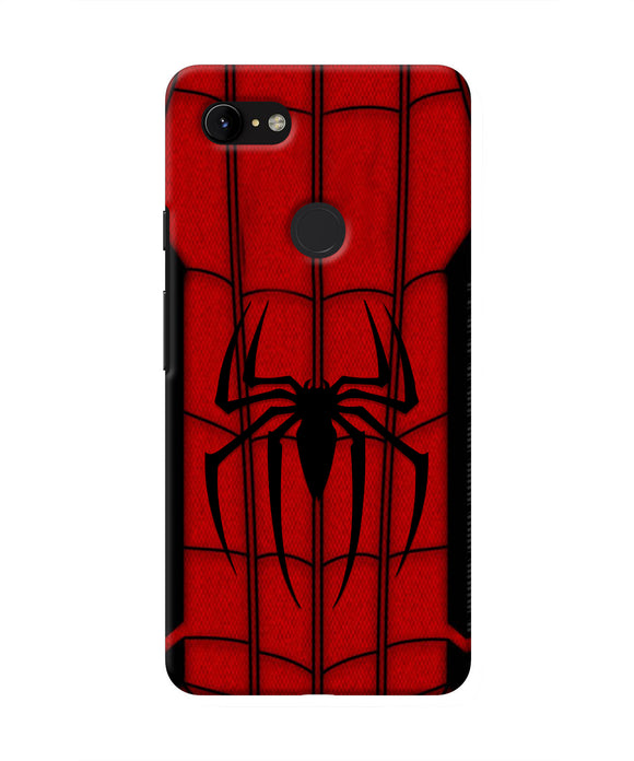 Spiderman Costume Google Pixel 3 XL Real 4D Back Cover