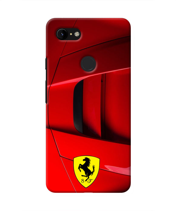 Ferrari Car Google Pixel 3 XL Real 4D Back Cover