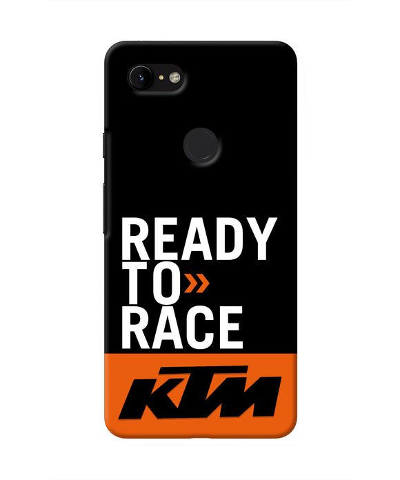KTM Ready To Race Google Pixel 3 XL Real 4D Back Cover