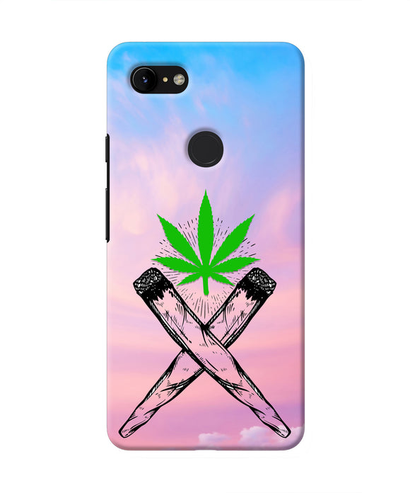 Weed Dreamy Google Pixel 3 XL Real 4D Back Cover