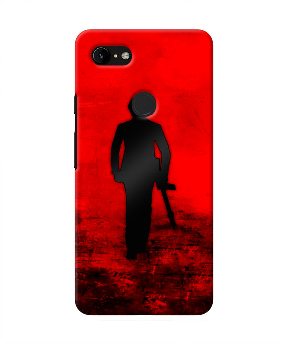 Rocky Bhai with Gun Google Pixel 3 XL Real 4D Back Cover
